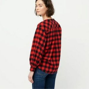 J.Crew Plaid Top